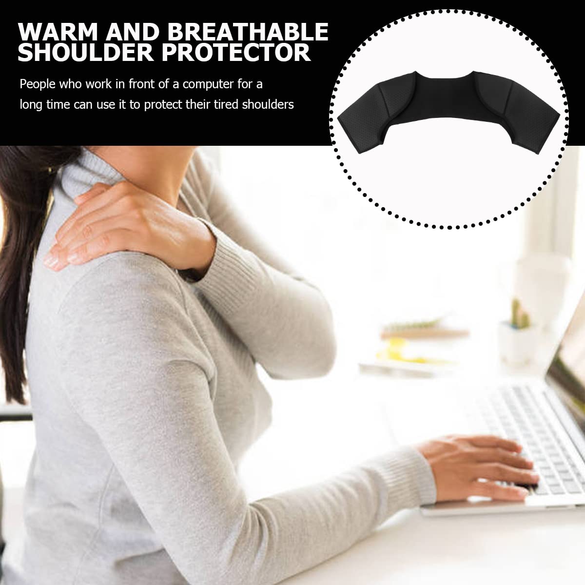 Double Shoulder Brace, Durable and Comfortable Double Shoulder -Breathable Sports Protective Gear for Chronic Tendinitis Pain Relief, Shoulder Strap Brace for Sleeping Outdoor Lifting Sports