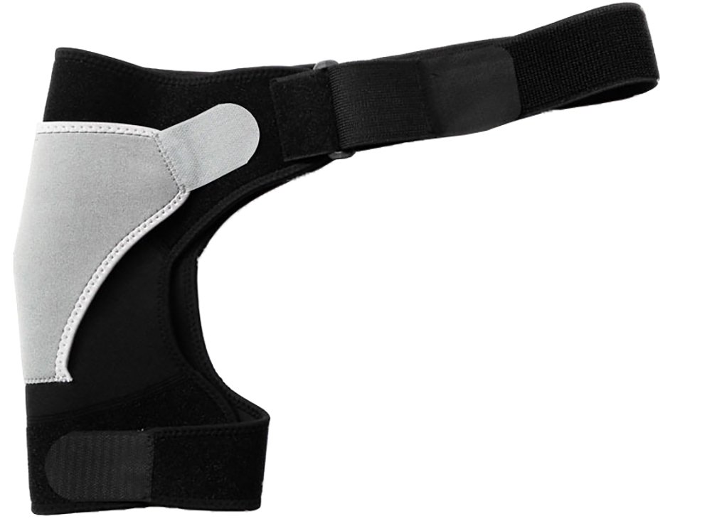 Shoulder Stability Brace Adjustable Shoulder Brace Support with Pressure Pad, Light Breathable Neoprene Rotator Cuff Shoulder Support for Sport, Dislocated AC Joint, Labrum Tear, Shoulder Pain