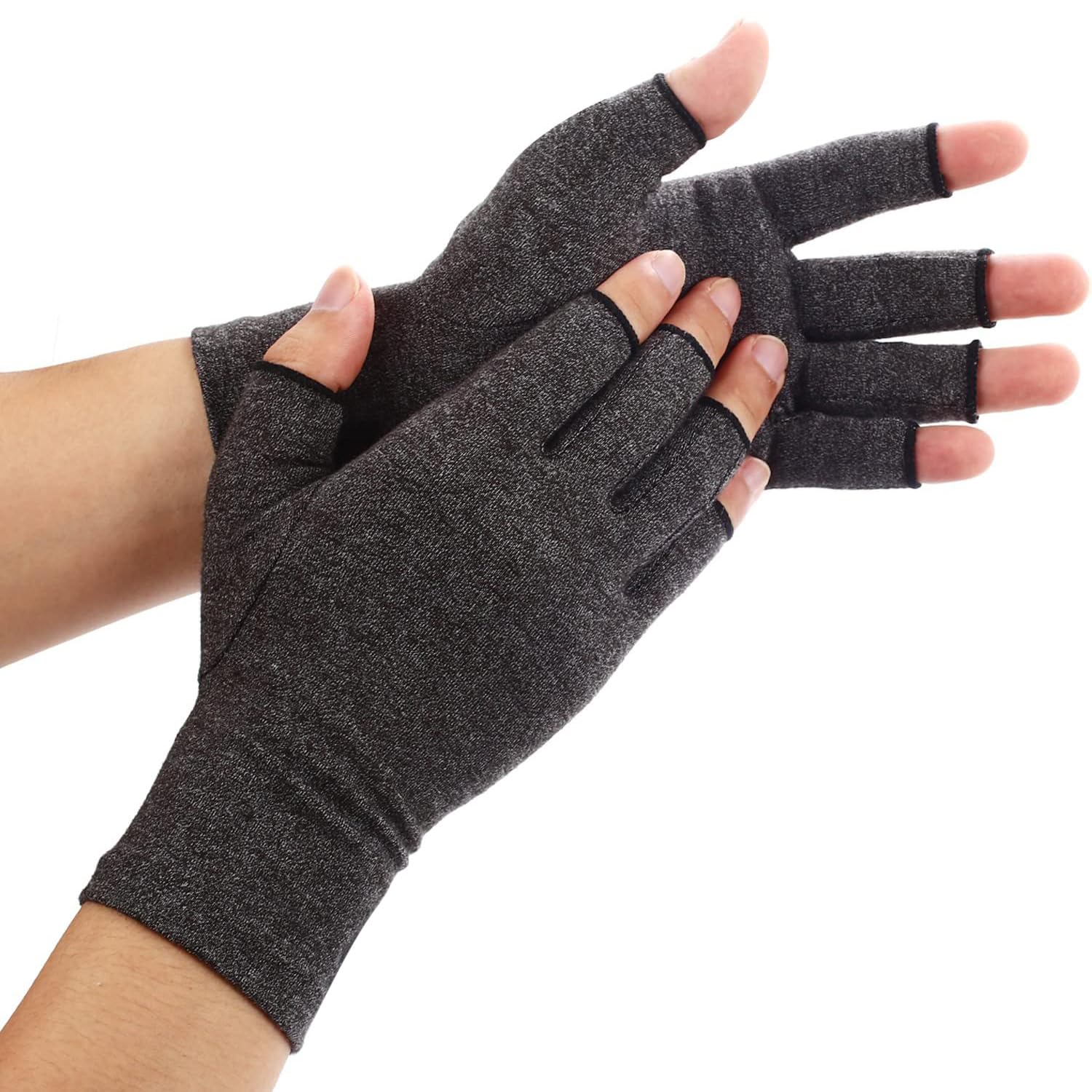 Arthritis Gloves Women Men, Carpal Tunnel, Rheumatiod, Tendonitis, Fingerless Hand Thumb Compression Gloves